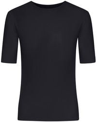 Jil Sander - Short-Sleeved Crepe T-Shirt - Lyst