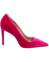 Stuart Weitzman - Stuart 100 Velvet Pumps - Lyst