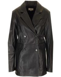 Loulou de Saison - Double Breasted Leather Jacket - Lyst
