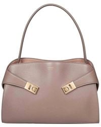 Ferragamo - Hug Sh S Shoulder Bag - Lyst