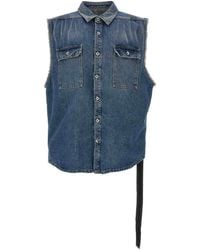 Rick Owens - 'Sl Tommy Jumbo' Shirt - Lyst
