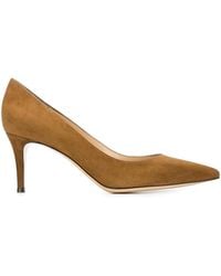 Gianvito Rossi - Gianvito Suede Leather Pumps - Lyst