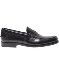 Tod's - Polished Leather Loafers - Lyst