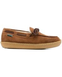Sebago - Colton Suede Loafers With Faux Fur Lining - Lyst
