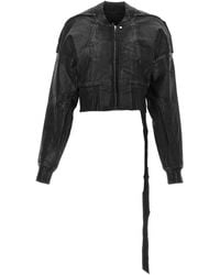 Rick Owens - Flight Bomber Jacket - Lyst