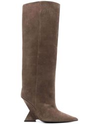 The Attico - Cheope 105mm Suede Boots - Lyst