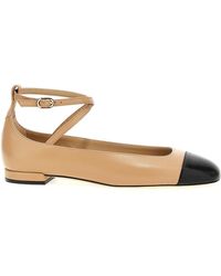 Stuart Weitzman - Eden Strap Ballet Flats - Lyst