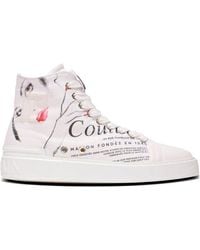 Balmain - B-Court High Top Sneakers - Lyst