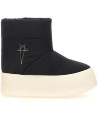 Rick Owens - Quilted Padded Boots - Lyst