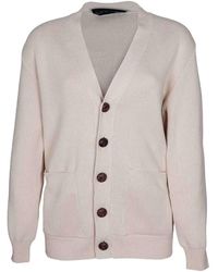 Golden Goose - Organic Cotton Cardigan With Logo - Lyst