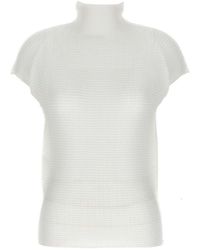 Issey Miyake - Wooly Pleats-66' T-Shirt - Lyst