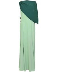 GIANNI MOLARO - Crepe Dress With Mug And Jewel Buttons - Lyst