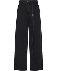 Ann Demeulemeester - Flared Cotton Pants - Lyst