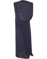 Jacquemus - La Robe Drap Midi Dress - Lyst