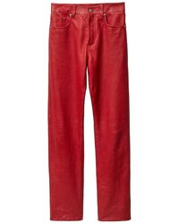 Versace - Leather Pant - Lyst