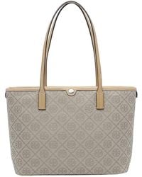 Tory Burch - Borsa Tote Piccola Con Monogramma T - Lyst