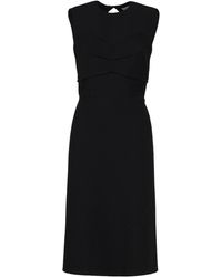 Sportmax - Dress With Inlay And Back Cut Out - Lyst