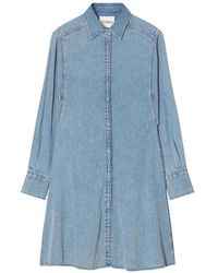 Closed - Waisted Shirt Dress - Lyst