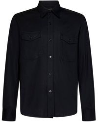 Tom Ford - Silk Shirt With Pockets - Lyst