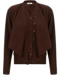 Lemaire - Trompe L'Oeil' Effect Cardigan - Lyst