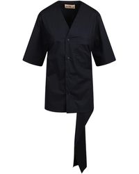 Plan C - Cotton Shirt With Train - Lyst