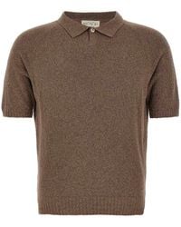 Ma'ry'ya - Boucl Cotton Polo Shirt - Lyst