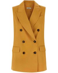 Herno - Linen Vest - Lyst