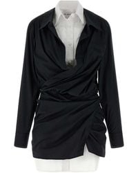 The Attico - Double Layer Shirt Dress - Lyst