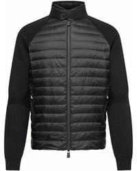 Moncler - Padded Cardigan With Zip - Lyst