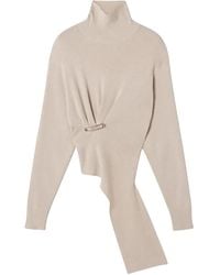 Lanvin - Pull Col Rond - Lyst