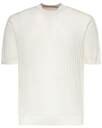 Eleventy - Cotton T-Shirt - Lyst