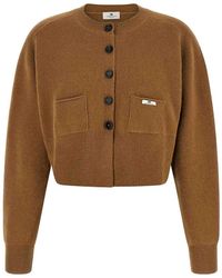 Elisabetta Franchi - Cardigan Tricot - Lyst