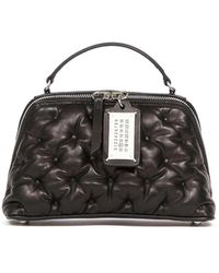 Maison Margiela - Leather Glam Slam Trapezoid Tote Bag - Lyst
