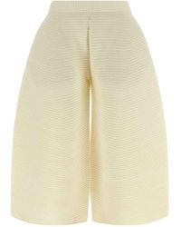 Issey Miyake - Corrugated Knit Pants - Lyst