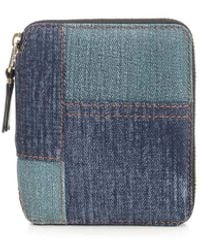 Comme des Garçons - Zip-Around Patchwork Wallet - Lyst