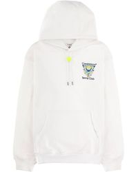 CASABLANCA - Tennis Club Graphic Hoodie - Lyst