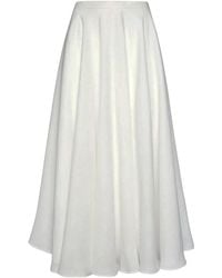 Lardini - Linen Skirt - Lyst