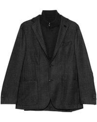 Corneliani - Wool Jacket With Integrated Zip-Up Vest - Lyst