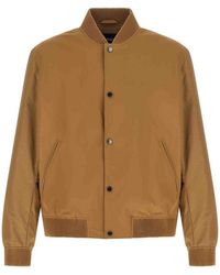 BOSS - Monogram Sleeve Bomber Jacket - Lyst