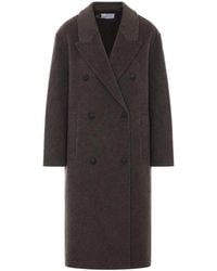The Dynamis Studio - Stockholm Double Breasted Button Coat - Lyst