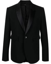 SAPIO - Single-Breasted Cotton-Wool Blazer - Lyst