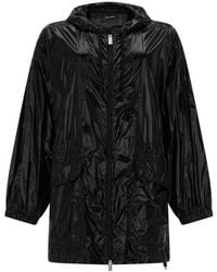 Laminar - Short Parka With Hood - Lyst