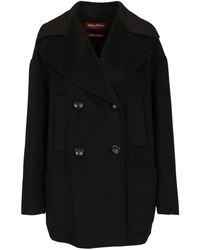 Max Mara - Double-Breasted Wool And Cashmere Jacket - Lyst