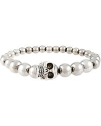 McQueen - Skull Ball Bracelet - Lyst