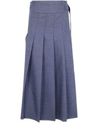 Rohe - Pleated Wrap Skirt - Lyst