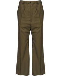 Marni - Wool Trousers With Pleats - Lyst