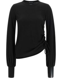 Y-3 - Draped Cut T-Shirt - Lyst