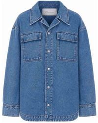 Ami Paris - Denim Overshirt - Lyst