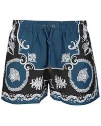 Versace - Baroque Swim Shorts - Lyst