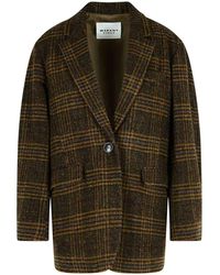 Isabel Marant - Gesina Khaki Virgin Wool Blazer - Lyst